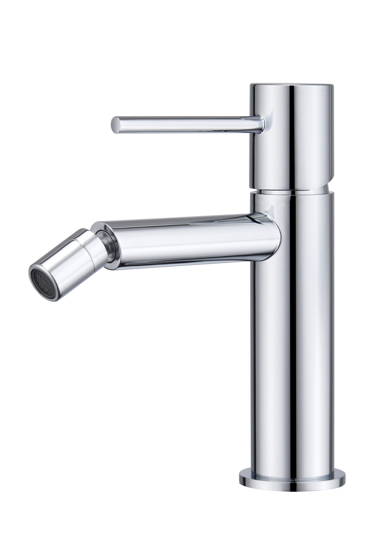 Monza Chrome Bidet Mixer Single Handle Design, view 2