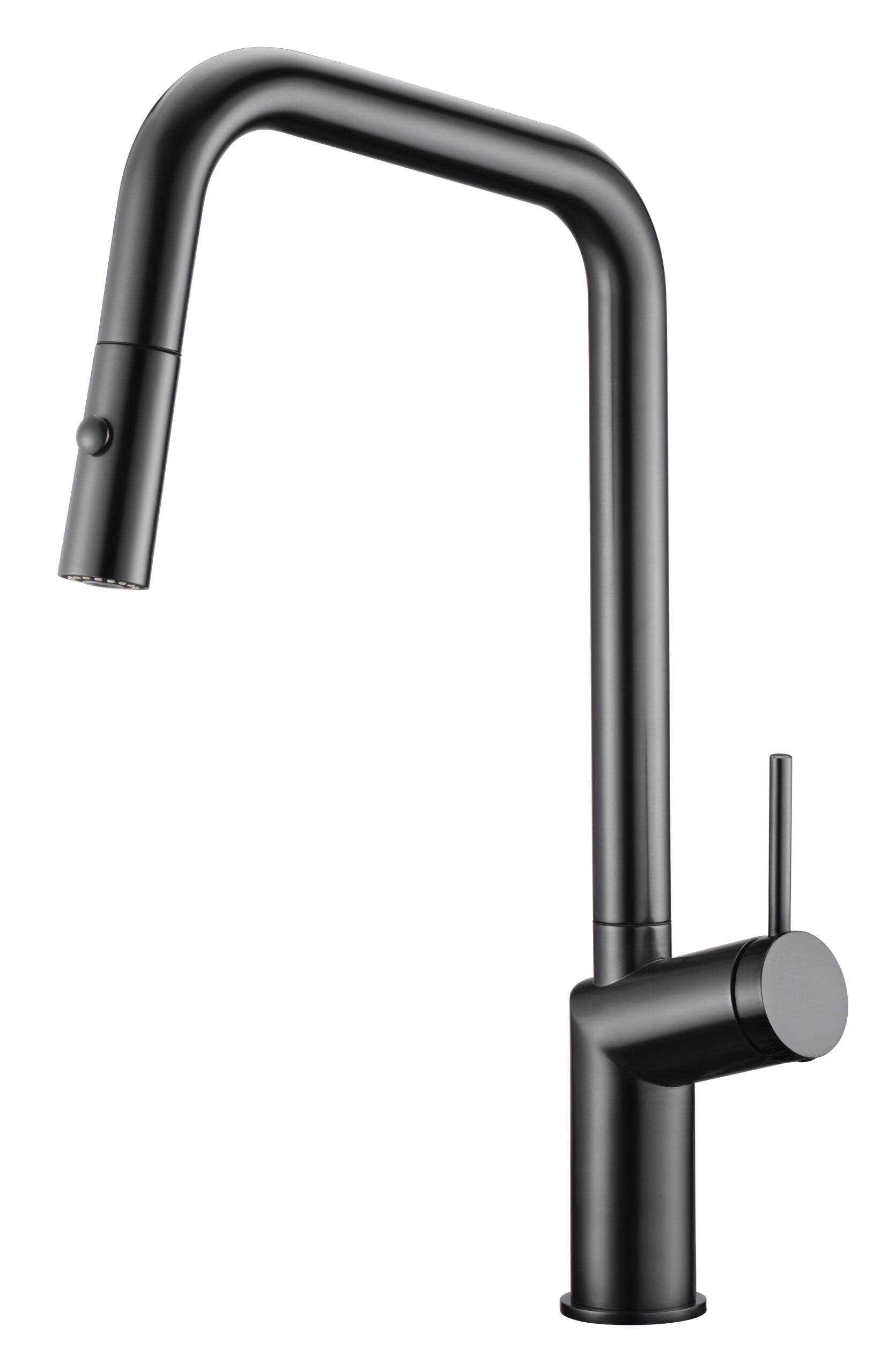 Black Gun Metal Kitchen Faucet Modern Design, view 2