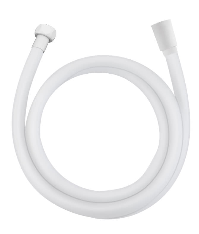 Manguera de ducha de PVC de 150 cm, color blanco mate | IMEX