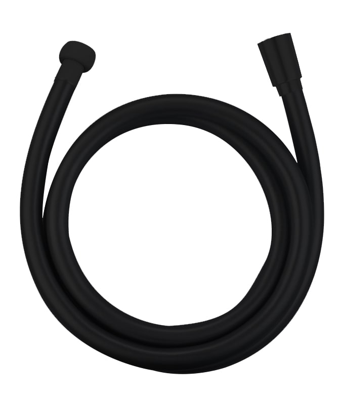 Manguera de ducha de PVC de 150 cm, color negro mate | IMEX
