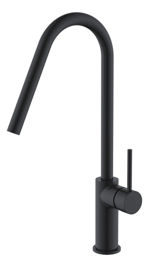 Matte Black Kitchen Faucet Modern Contemporary Design, view 2