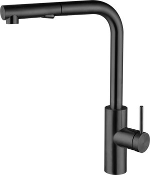 Oporto Black Gun Metal Kitchen Mixer Tap, main product view