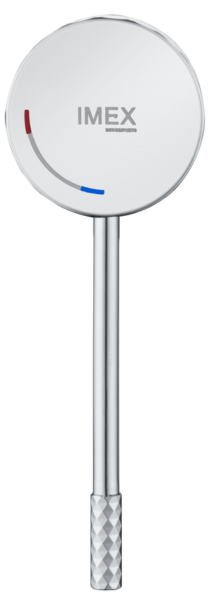 Chrome Single Handle Basin Faucet Genoa Series, detail view