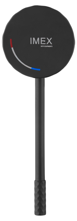 Matte Black Bidet Mixer Single Handle Modern Design, detail view