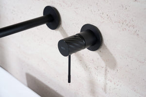 Bless Matte Black Concealed Single Lever Basin Mixer, view 2