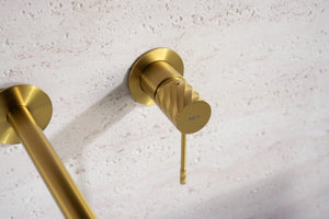 Bless Brushed Gold Concealed Single Lever Basin Mixer, view 2