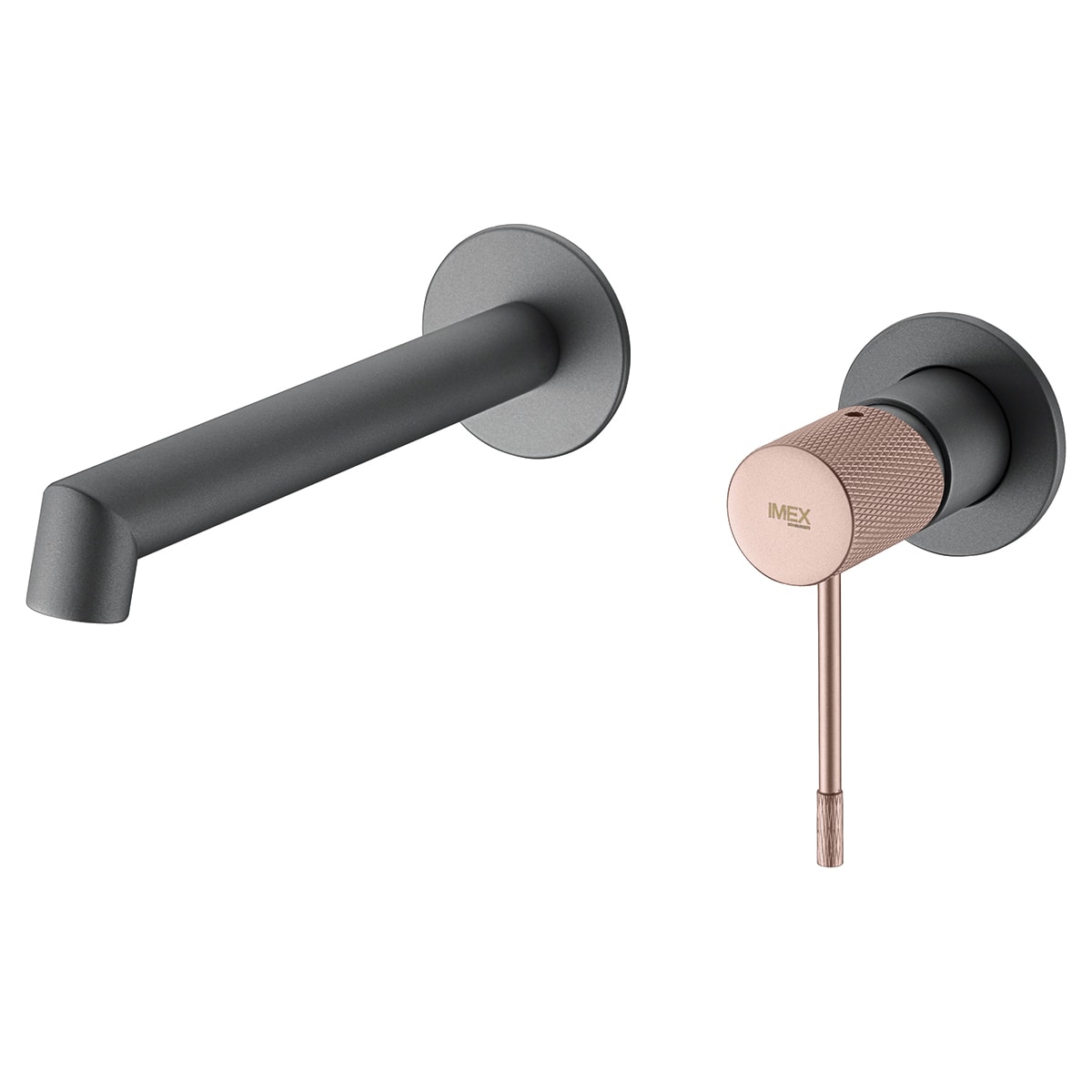 Lavabo monomando empotrado Línea Gris Champagne | IMEX