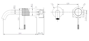 Genova Brushed Rose Gold Basin Mixer Faucet, view 4