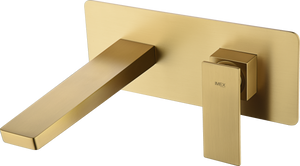 Pisa Brushed Gold Single-Lever Basin Faucet, view 2