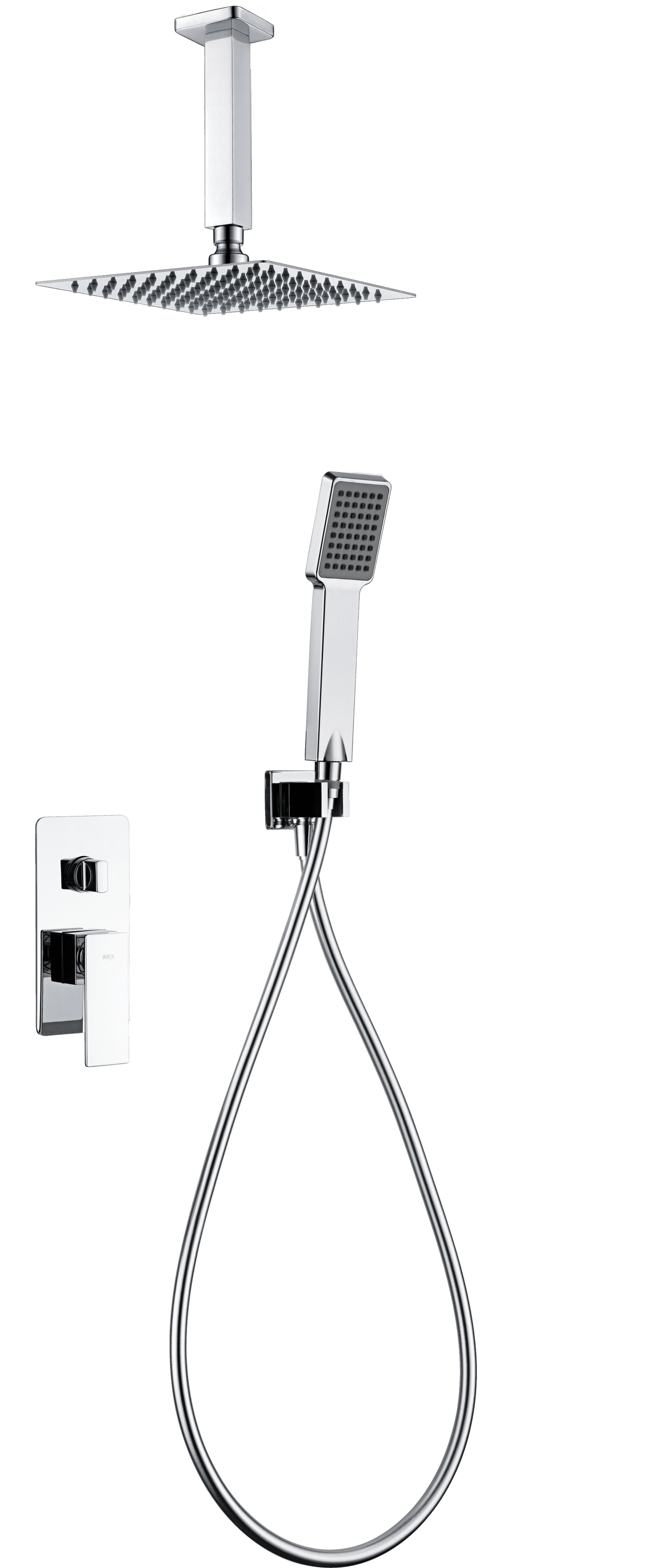 Conjunto de ducha monomando empotrado Catania | IMEX