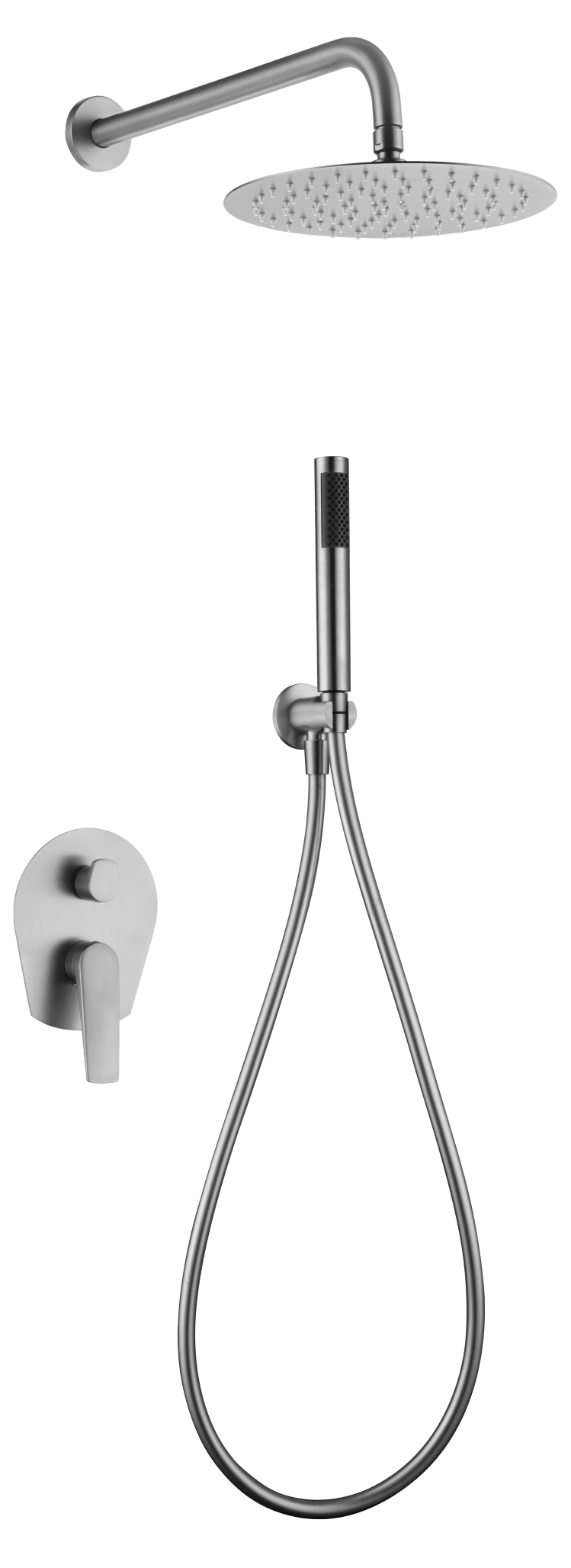 Ducha monomando empotrada Delos (acero 316) | IMEX