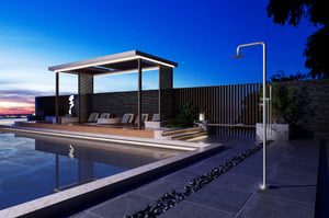 Florida Stainless Steel Pool Shower Tap in 316 Stainless Steel, view 3