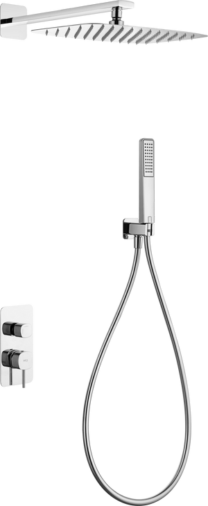 Firenze Chrome Concealed Single Lever Shower Set, main product view