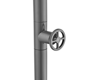 Pool Cloud Grey Pool Shower Tap in 316 Stainless Steel, view 5