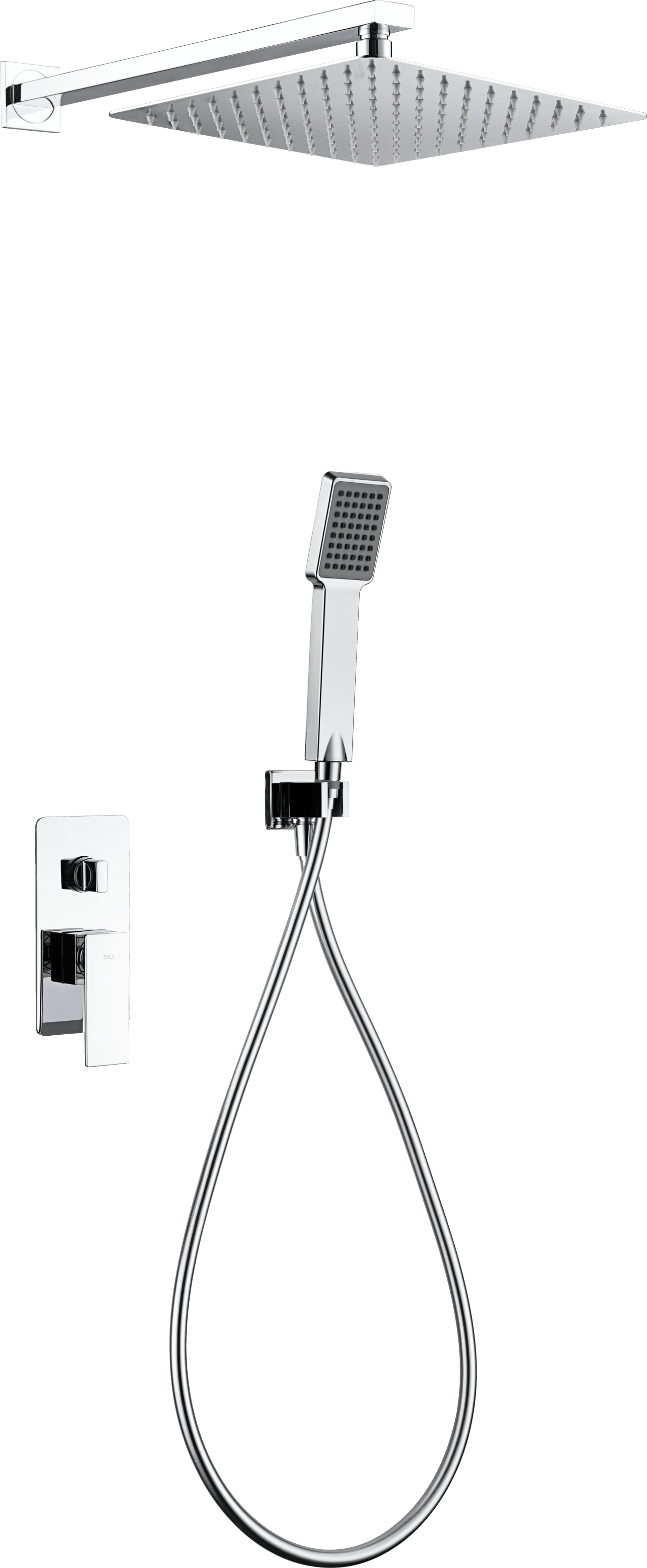 Conjunto de ducha monomando empotrado Pisa | IMEX