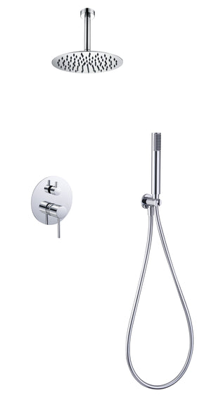 Tivoli Monza Built-in Shower Mixer Chrome Single Handle, view 2