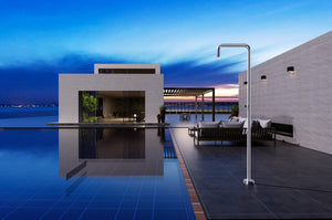 Utah Stainless Steel Pool Shower Tap in 316 Stainless Steel, view 3