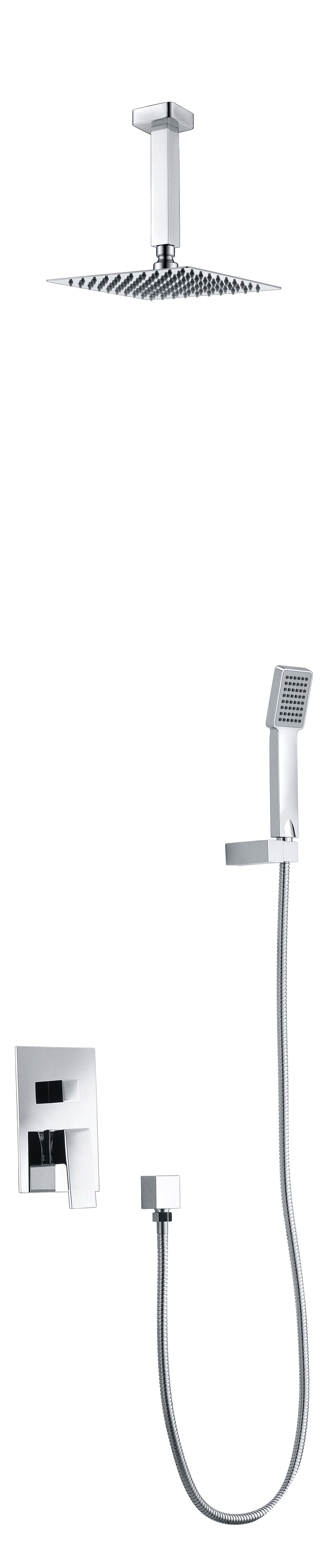 Conjunto De Ducha Empotrado Monomando Berlín - Shower Set