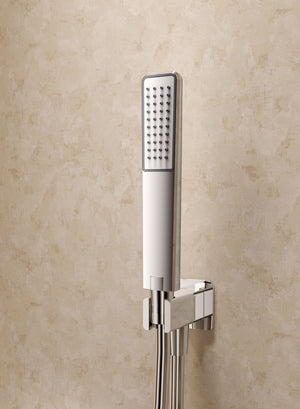 Arezzo Chrome Concealed Thermostatic Shower Set, view 2