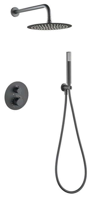 Bless Black Gun Metal Shower Set, main product view