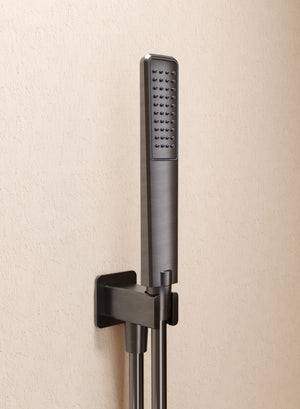 Firenze Brushed Gold Concealed Thermostatic Shower Set, view 4