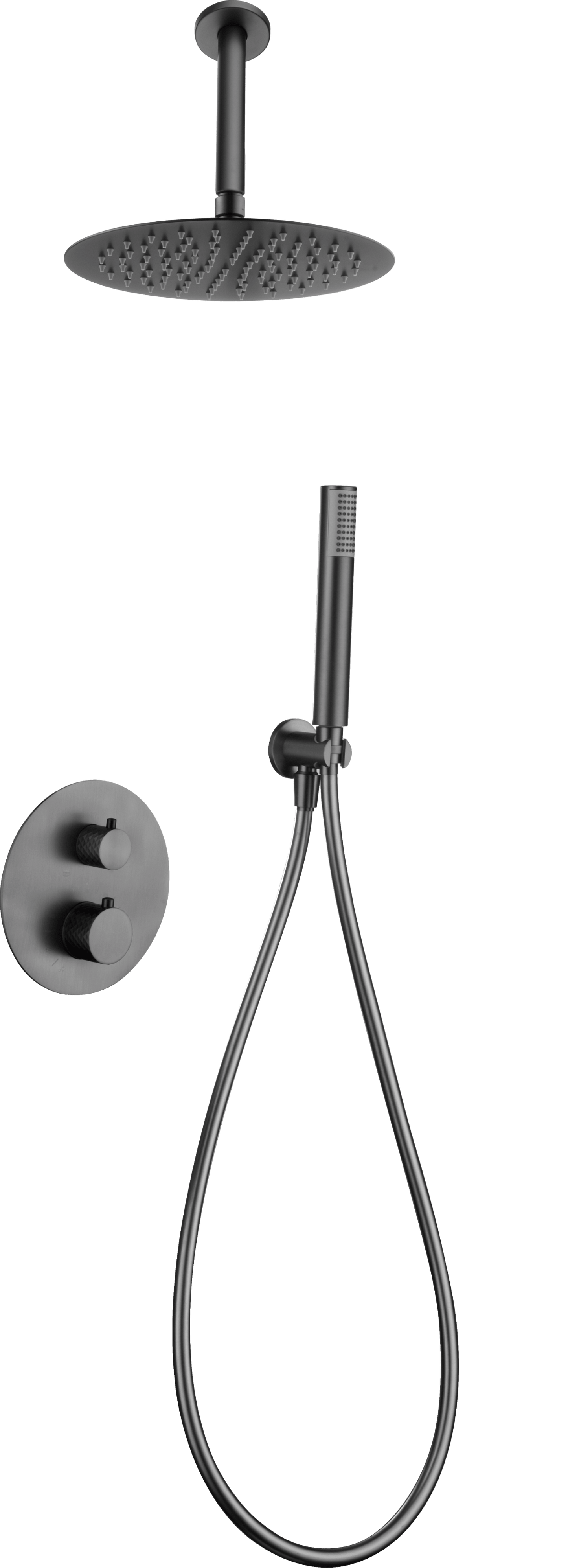 Conjunto de ducha termostático empotrado Piamonte Bla | IMEX