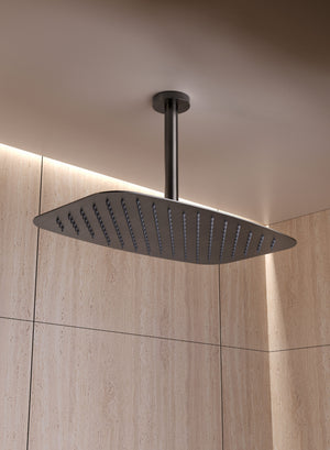 Firenze – Sassari Brushed Nickel Concealed Thermostatic Shower Set, view 2