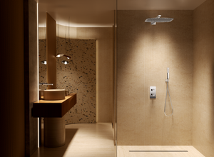 Toscana Matte Black Concealed Thermostatic Shower Set, view 5