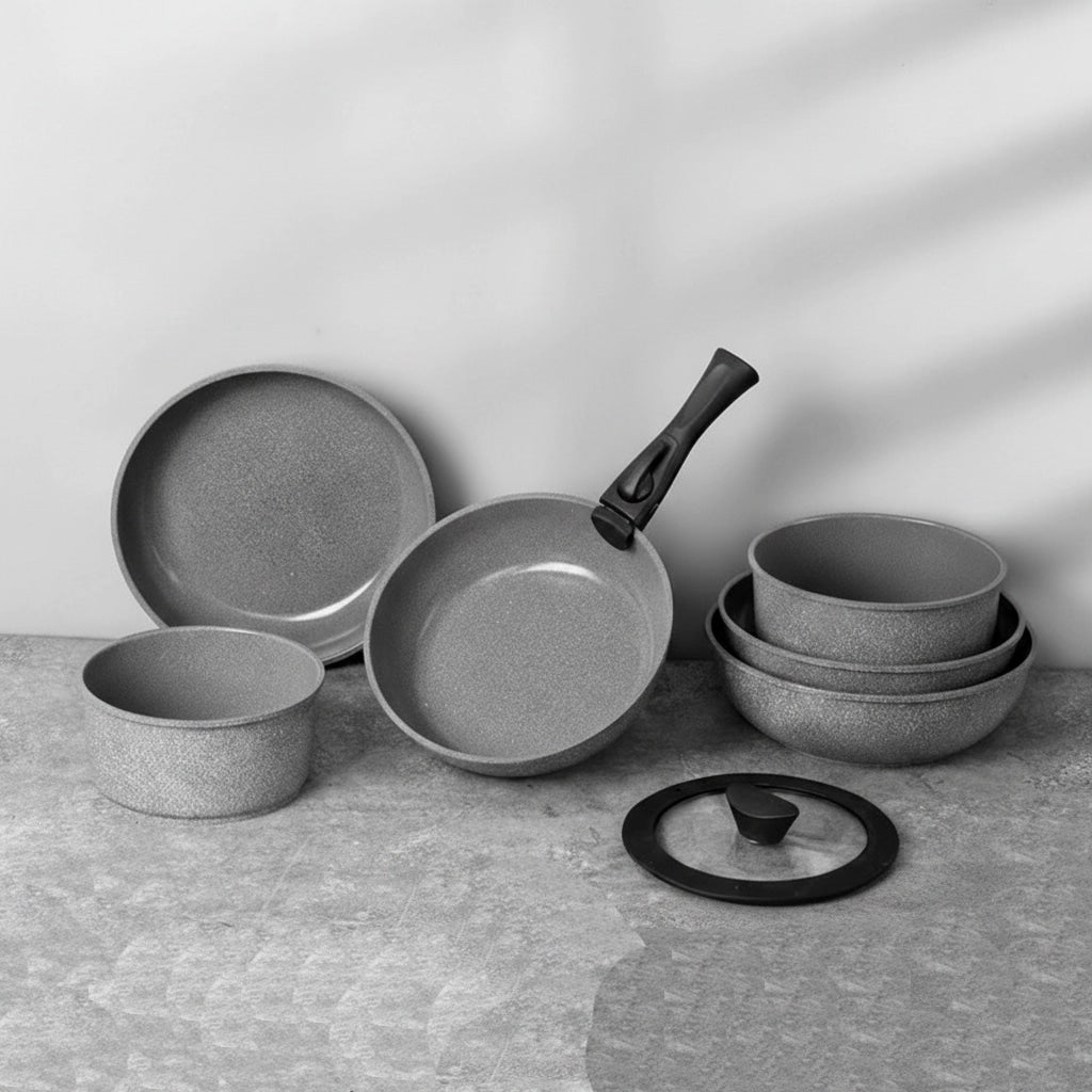 Multifunctional Non Stick Pan Pot Detachable Handle Set