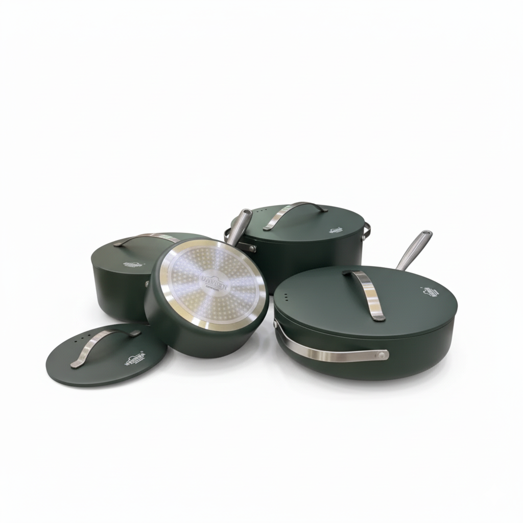 4 Piece Non Stick Cookware Soup Cooking Pot Set