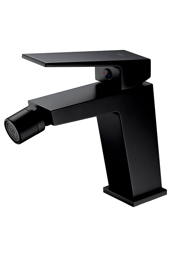 Matte Black Bidet Mixer Single Handle Modern Design, mixer detail