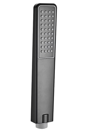 Matte Black Shower Handle Modern Minimalist Design, handle detail