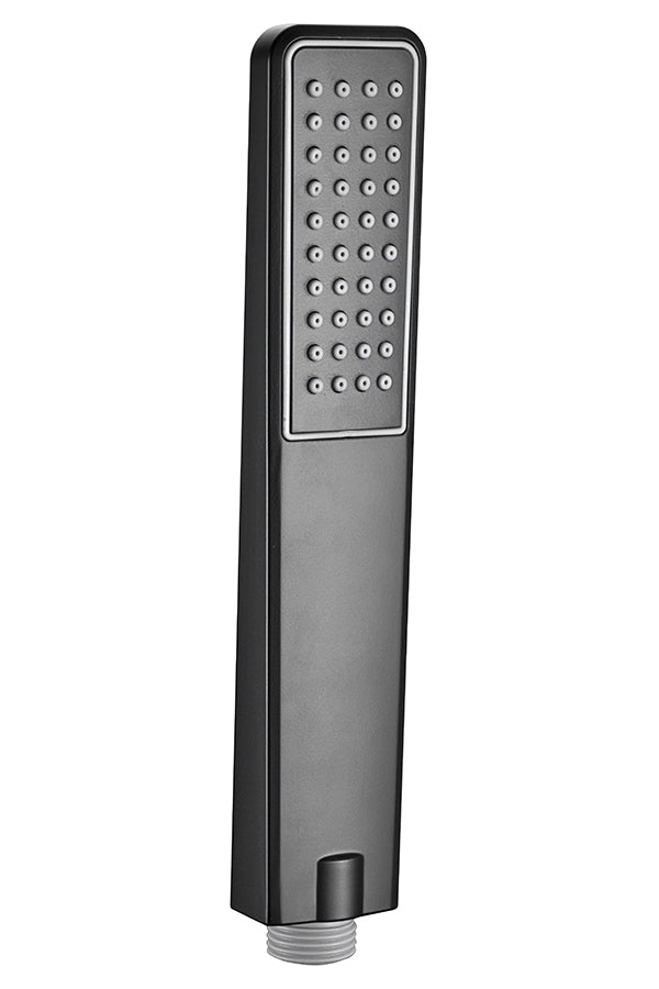 Matte Black Shower Handle Modern Minimalist Design, handle detail