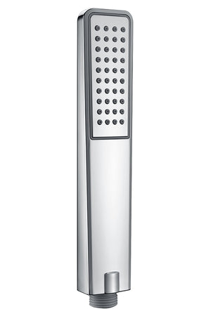 Chrome Shower Handle Set Modern Bathroom Hardware, handle detail
