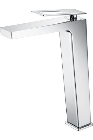 Chrome Tall Sink Mixer Single Lever Modern Faucet, view 2