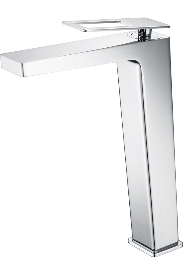 Chrome Tall Sink Mixer Single Lever Modern Faucet, view 2