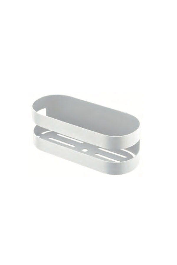 Matte White Soap Dish Modern Bathroom Accessory, view 2