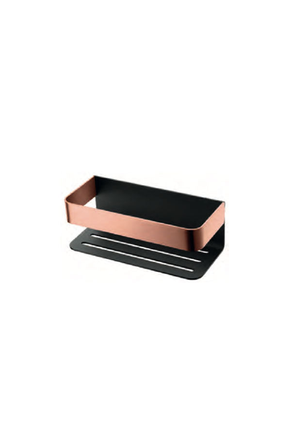 Black Rose Gold Soap Dish Modern Bathroom Accessory, view 2