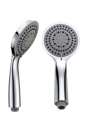 Houston Chrome Shower Handle Modern Bathroom Set, view 2