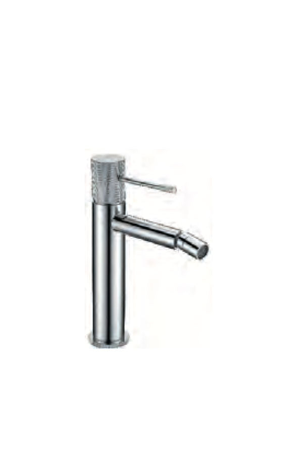 Chrome Single Lever Bidet Mixer Modern Minimalist Design, view 2