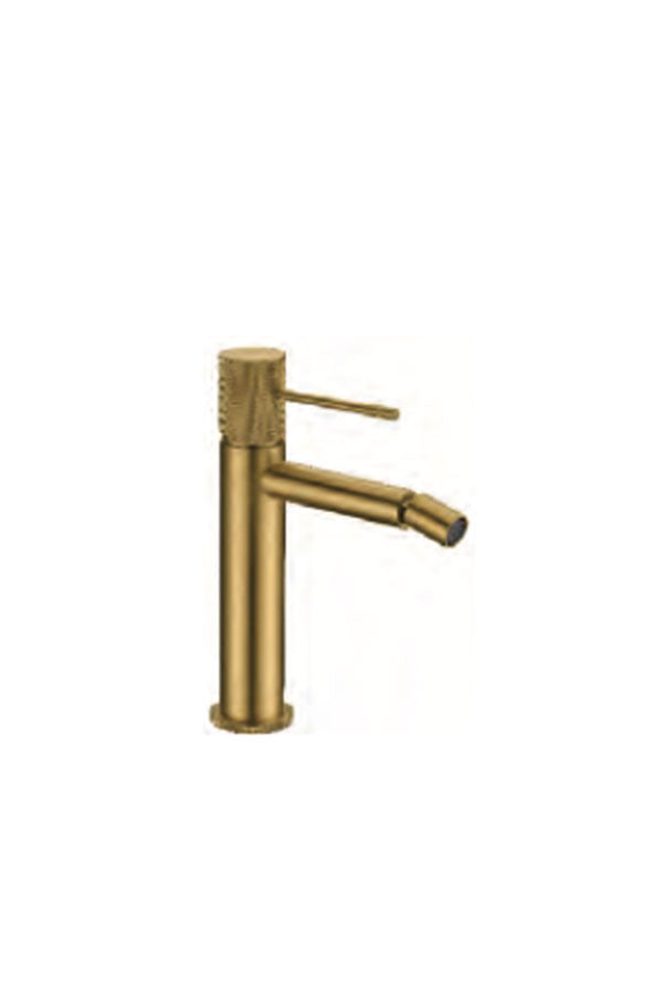 Brushed Gold Bidet Mixer Single Handle Contemporary Design, view 2