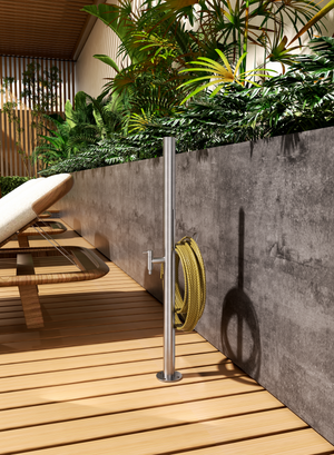 Denali Matte Black Garden Standpipe Tap in 316 Stainless Steel PJD001/AC, view 2