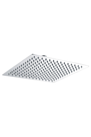 Square Chrome Shower Head 25x25cm Modern Bathroom, view 2