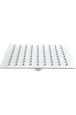 Square Matte White Shower Head 30x30 cm Modern Design, view 2