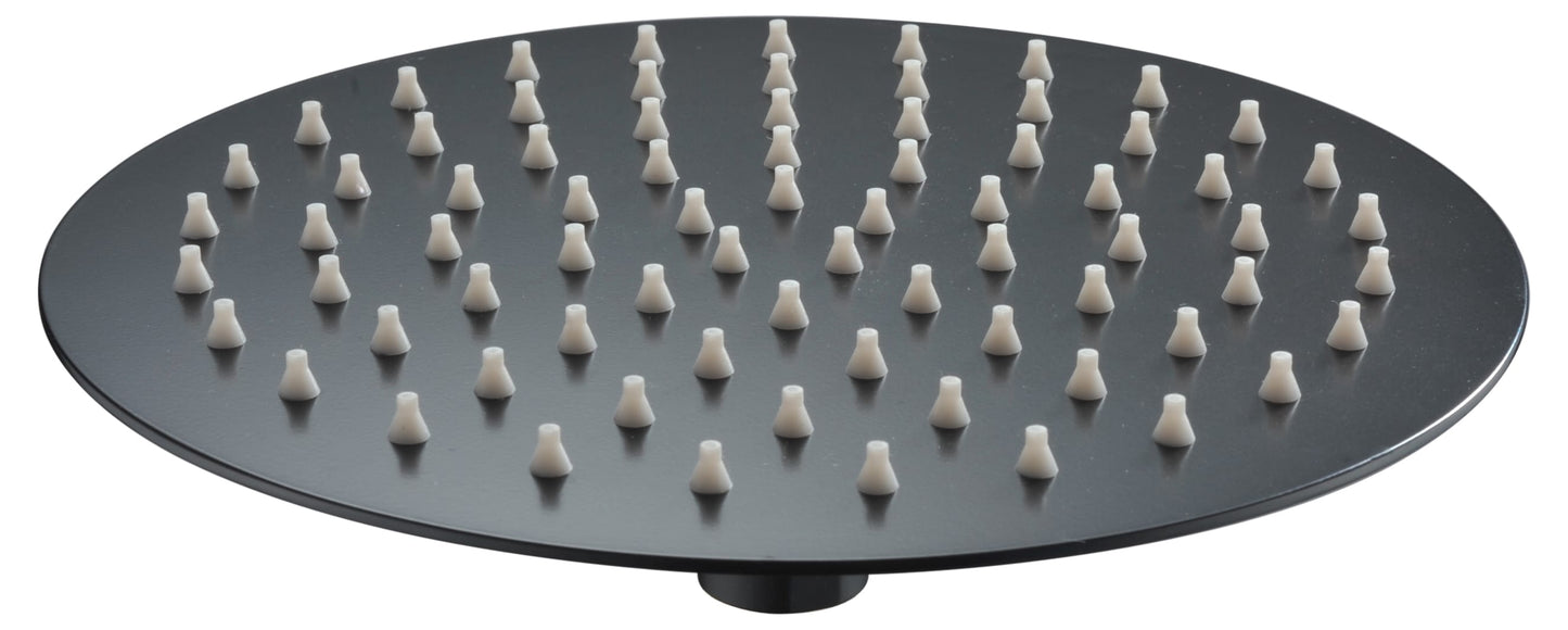 Rociador de ducha redondo Ø20 negro mate | IMEX