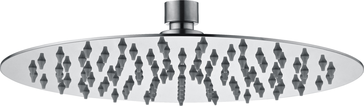 Round Stainless Steel Shower Head 20cm Modern Design, view 2