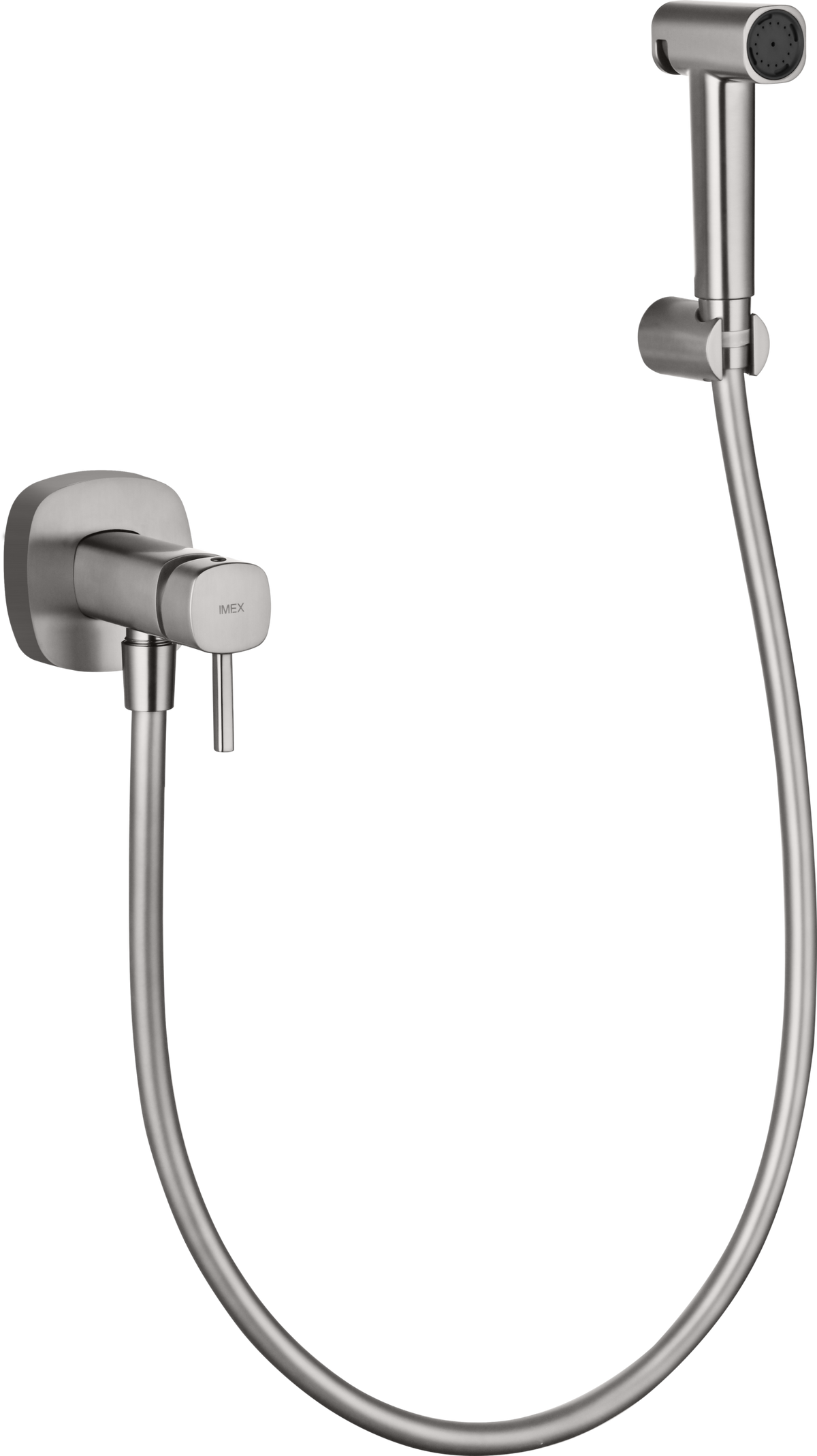 Toscana Brushed Nickel Concealed Bidet Mixer, view 2