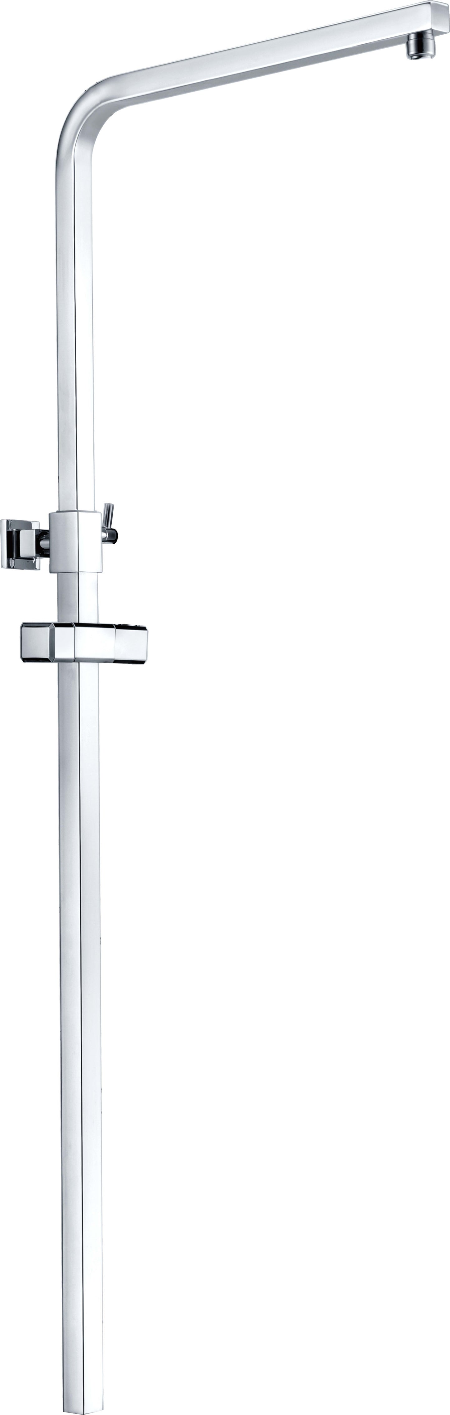 Barra de ducha cuadrada cromada | IMEX