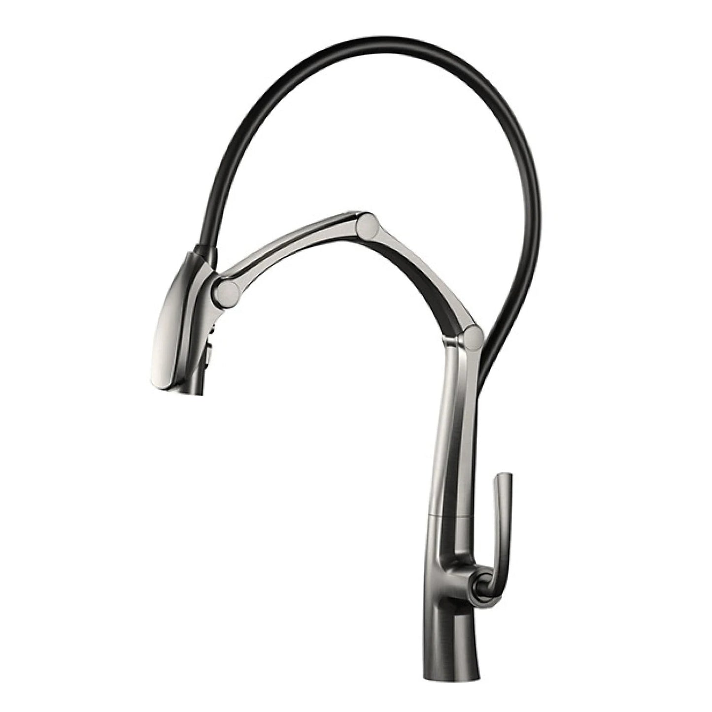 Grifo extraíble con sensor y pantalla LED, 3 funciones, sin contacto