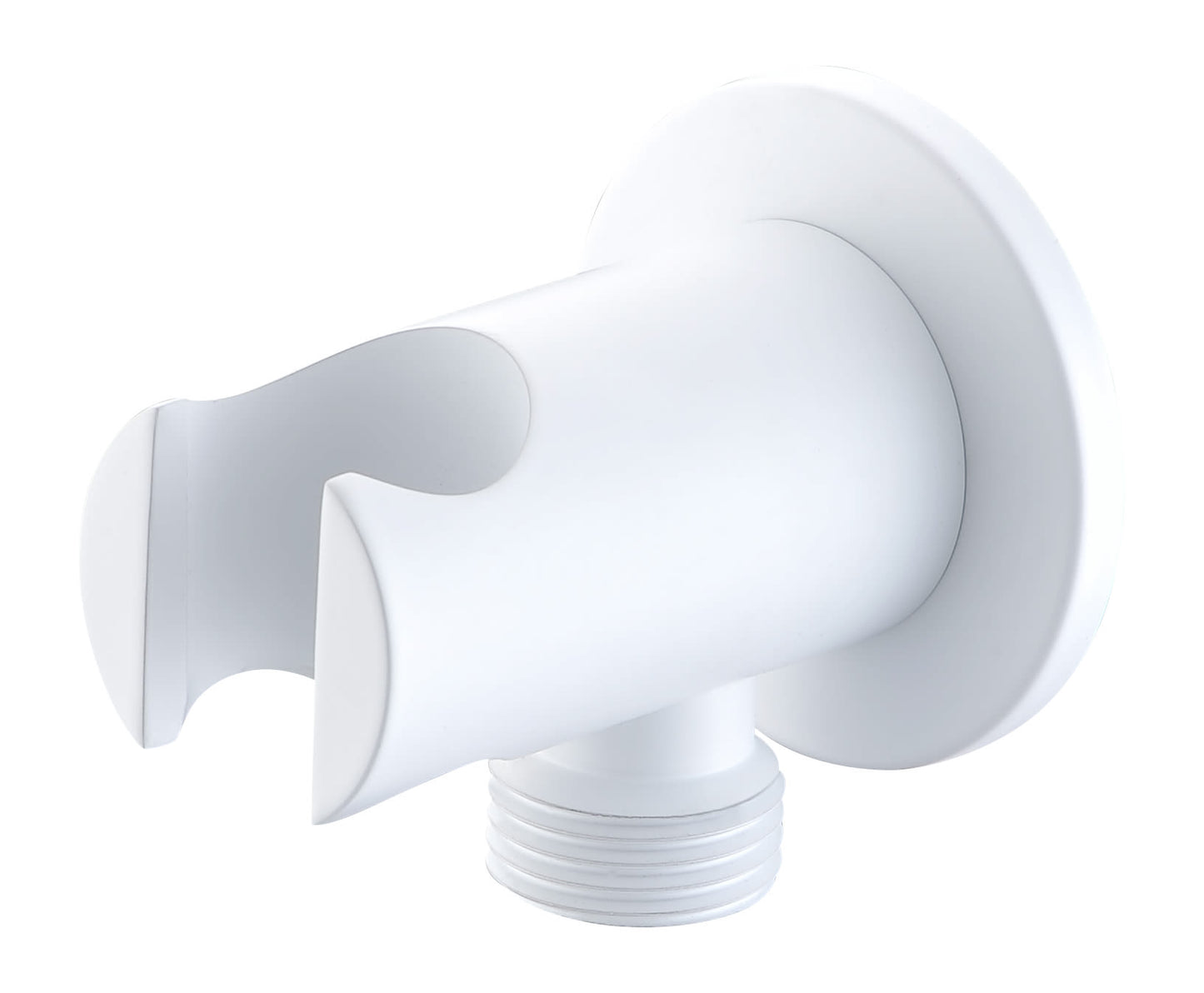 Soporte redondo para ducha con salida de agua mate | IMEX